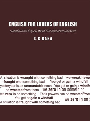cover image of English for Lovers of English